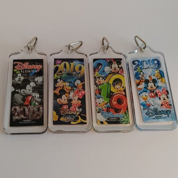 Lot of Disney Key Chains 2019 Lot of 4 - Picture 4 of 4